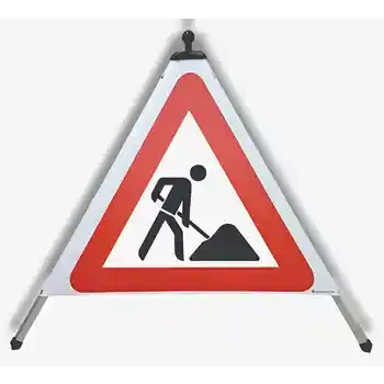 Warnpyramide — STRASSENARBEITEN | EUSIGNAL