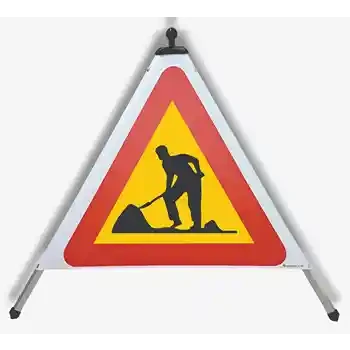 Varningspyramid — VÄGARBETE | EUSIGNAL