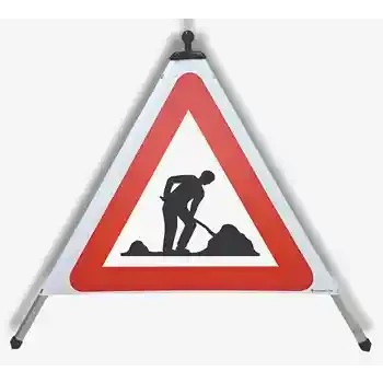 Piramide stradale pieghevole — LAVORI IN CORSO | EUSIGNAL