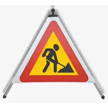 Предупреждающая пирамида — ДОРОЖНЫЕ РАБОТЫ | EUSIGNAL