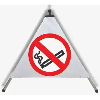 p015002 PUŠENJE ZABRANJENO Hrvatska EUSIGNAL Piramida upozorenja Znak piramide upozorenja