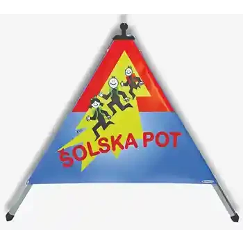 Piramidë paralajmëruese — RRUGË SHKOLLORE | EUSIGNAL