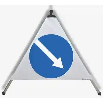 Предупреждающая пирамида — ОБЯЗАТЕЛЬНОЕ ДВИЖЕНИЕ НАПРАВО | EUSIGNAL