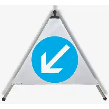 Piramida upozorenja — OBVEZAN SMJER LIJEVO | EUSIGNAL