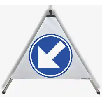 Opvouwbare waarschuwingspiramide — VERPLICHT LINKSAF | EUSIGNAL