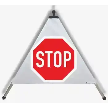 Faltbares Warndreieck — STOP | EUSIGNAL