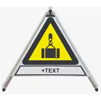 Piramidă rutieră pliabilă SARCINĂ SUSPENDATĂ (Română)