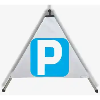 Panneau triangulaire pliable — PARKING | EUSIGNAL